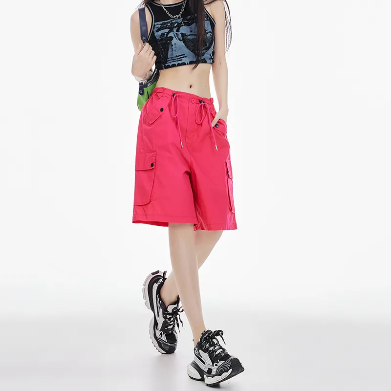 BENGEN Casual Shorts Women's-5