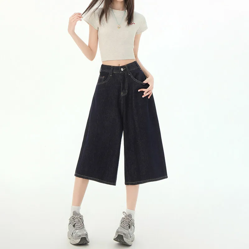 BENGEN Denim Shorts Women's-17