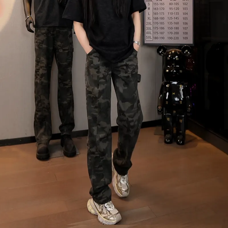 BENGEN Jeans Unisex Camouflage-4