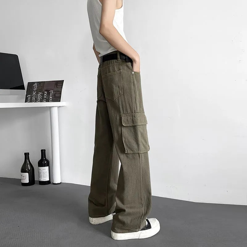 BENGEN Jeans Unisex Brown-2