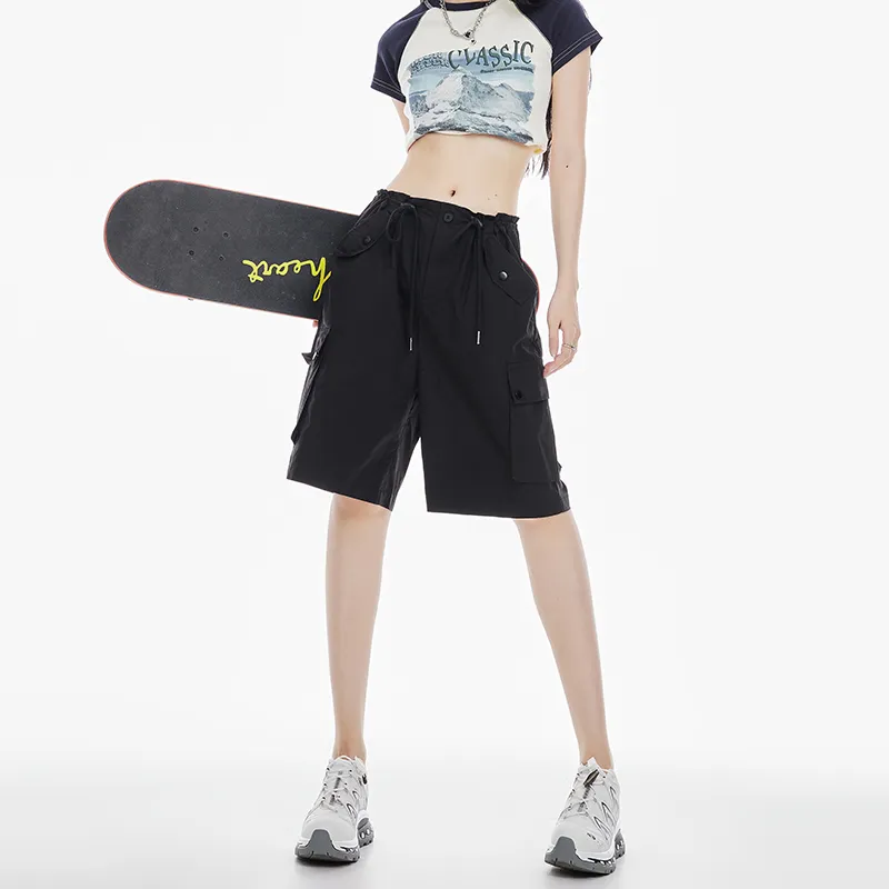 BENGEN Casual Shorts Women's-2