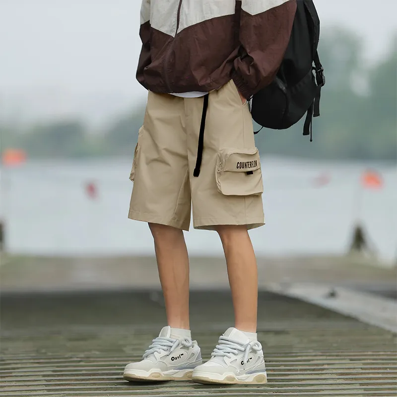 BENGEN Casual Shorts Men-8