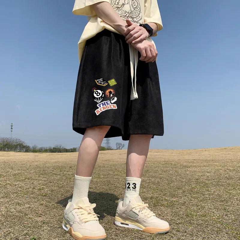 BENGEN Casual Shorts Unisex-3