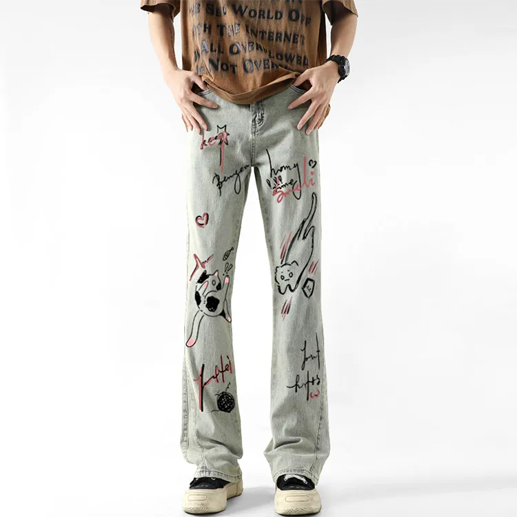 BENGEN Jeans Unisex-12