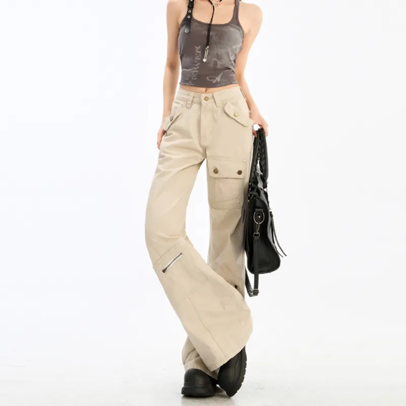 BENGEN Jeans Women's Coffee-3
