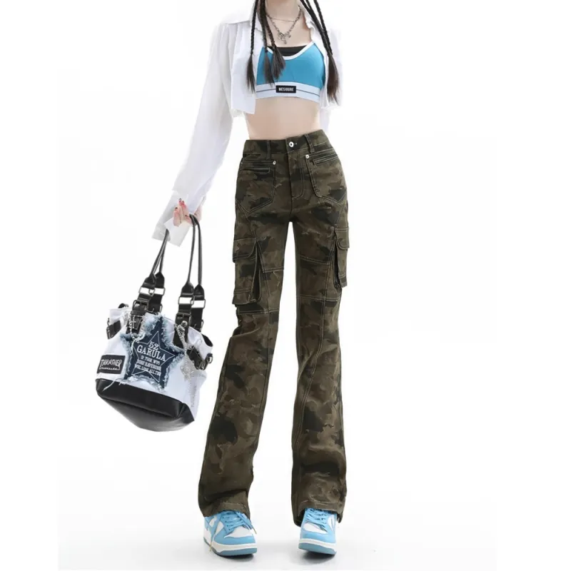 BENGEN Jeans Unisex Camouflage-1