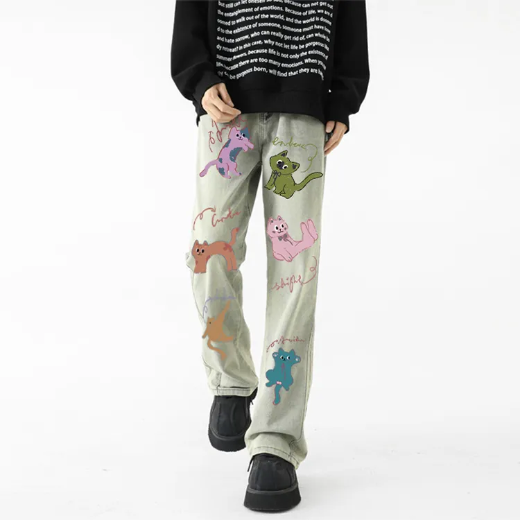 BENGEN Jeans Unisex-11
