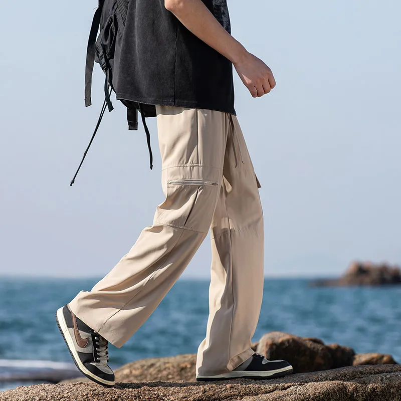 BENGEN Casual Pants Unisex-3