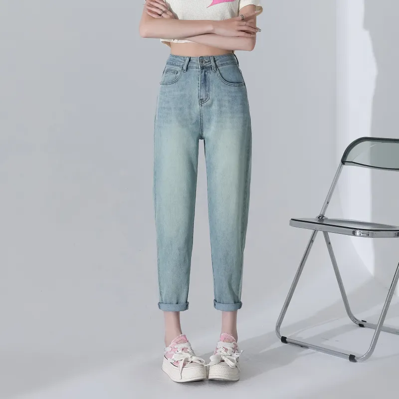BENGEN Jeans Women's Light Emerald Green-4