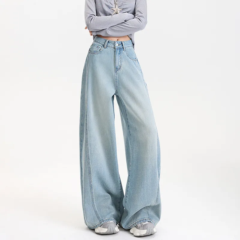 BENGEN Jeans Women's Nostalgic Blue-4