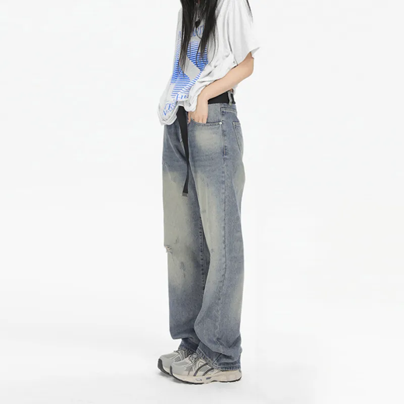 BENGEN Jeans Women's Sea Buckthorn Blue-1