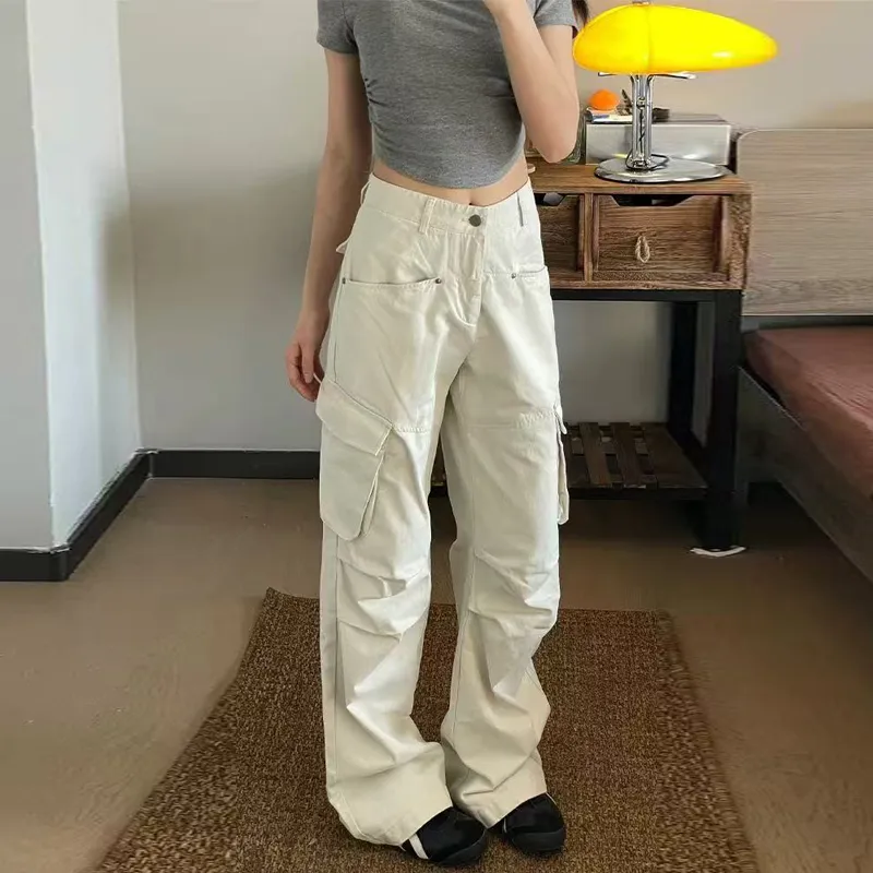 BENGEN Jeans Unisex Ecru Pants-3