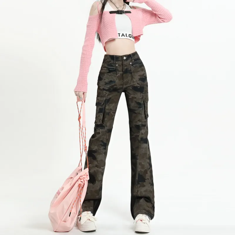 BENGEN Jeans Unisex Camouflage-4