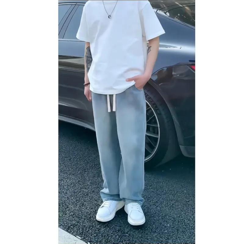 BENGEN Jeans Unisex-4