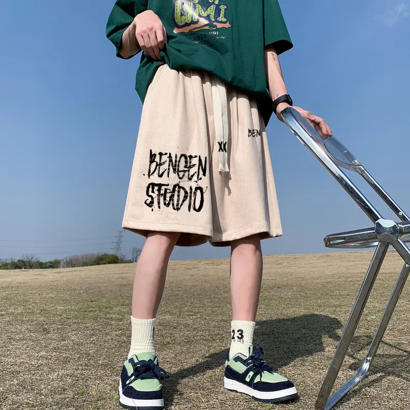 BENGEN Casual Shorts Unisex-7