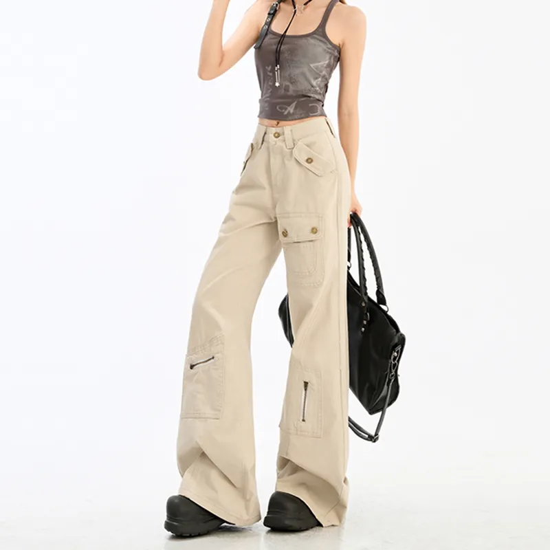 BENGEN Jeans Women's Coffee-2
