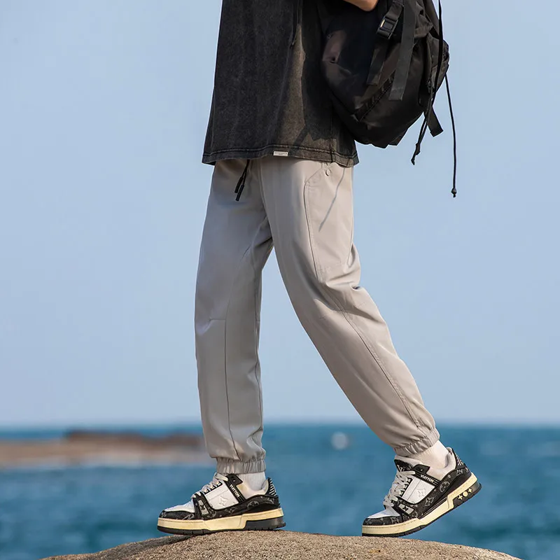 BENGEN Casual Pants Unisex-15