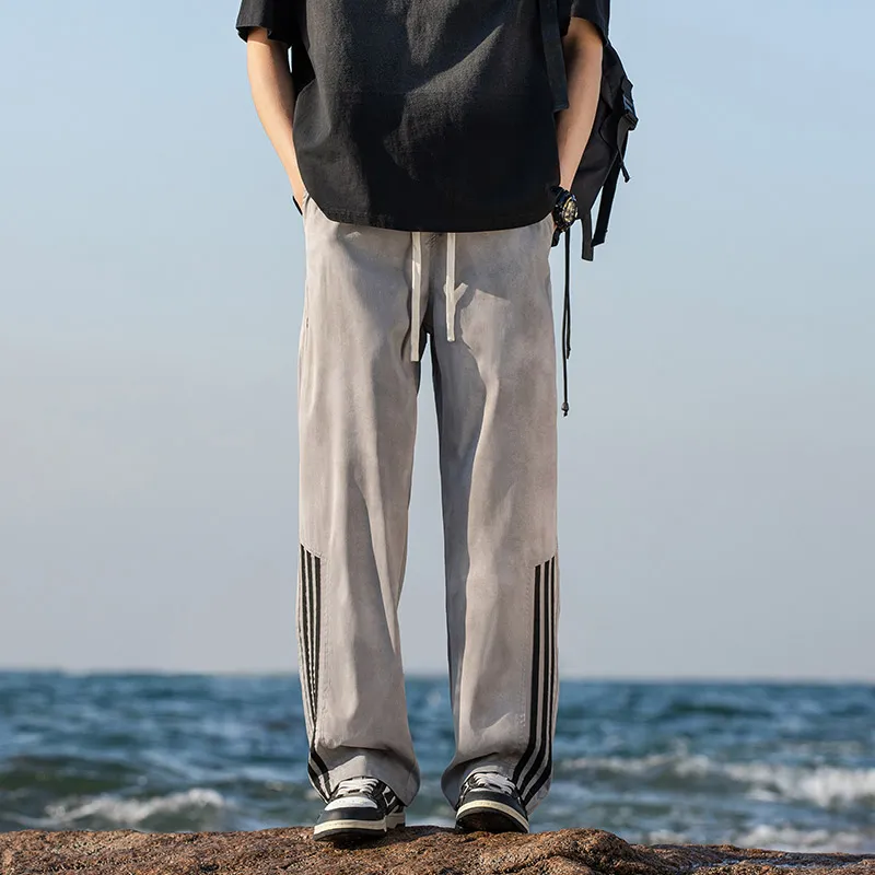 BENGEN Casual Pants Unisex-10