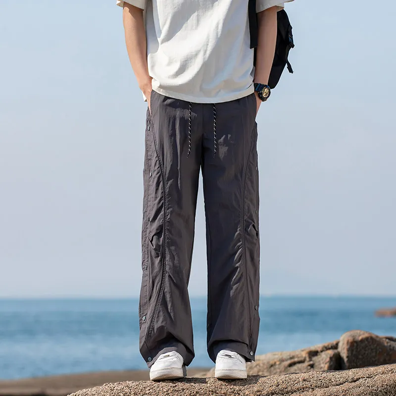 BENGEN Casual Pants Unisex-14