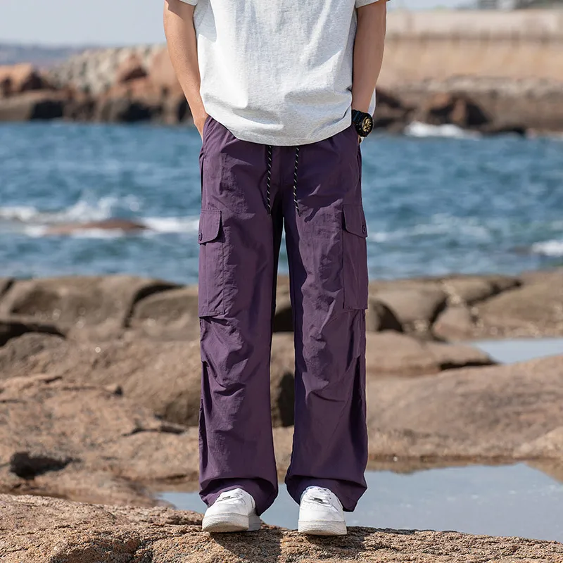 BENGEN Casual Pants Unisex-14