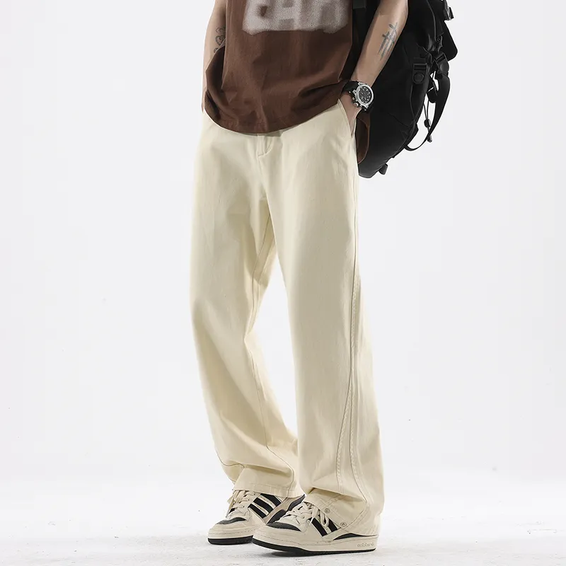 BENGEN Casual Pants Unisex-14