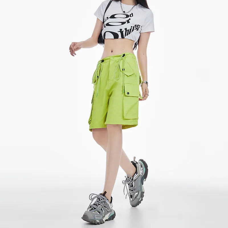 BENGEN Casual Shorts Women's-16