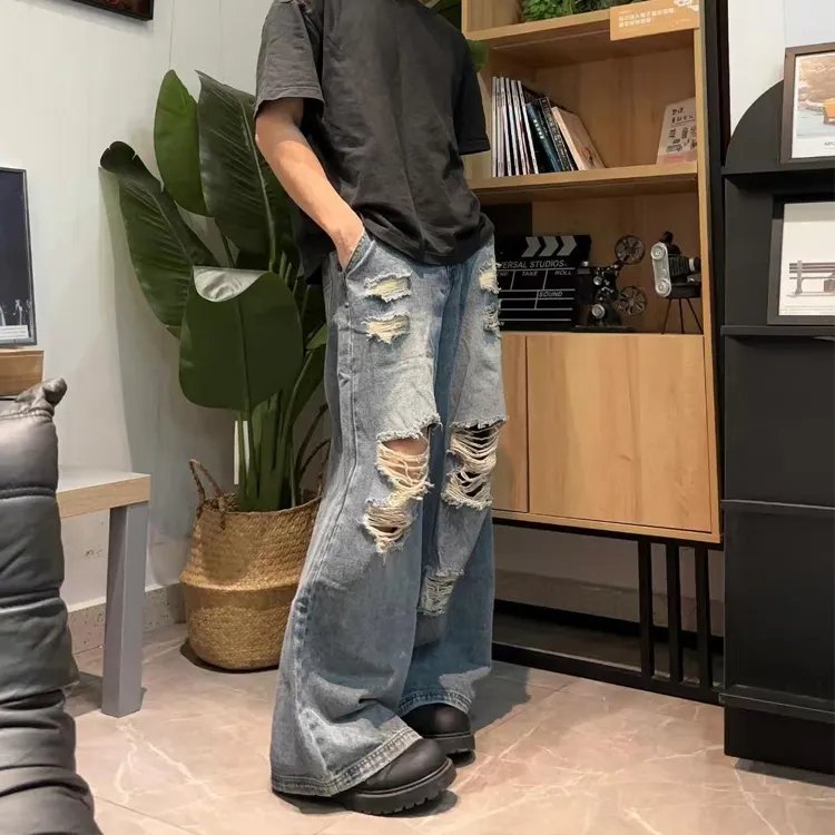 BENGEN Jeans Unisex Blue-3