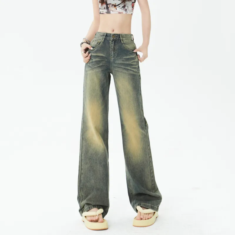 BENGIN Jeans Women's Vintage Blue-3