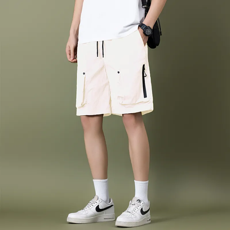 BENGEN Casual Shorts Men-17