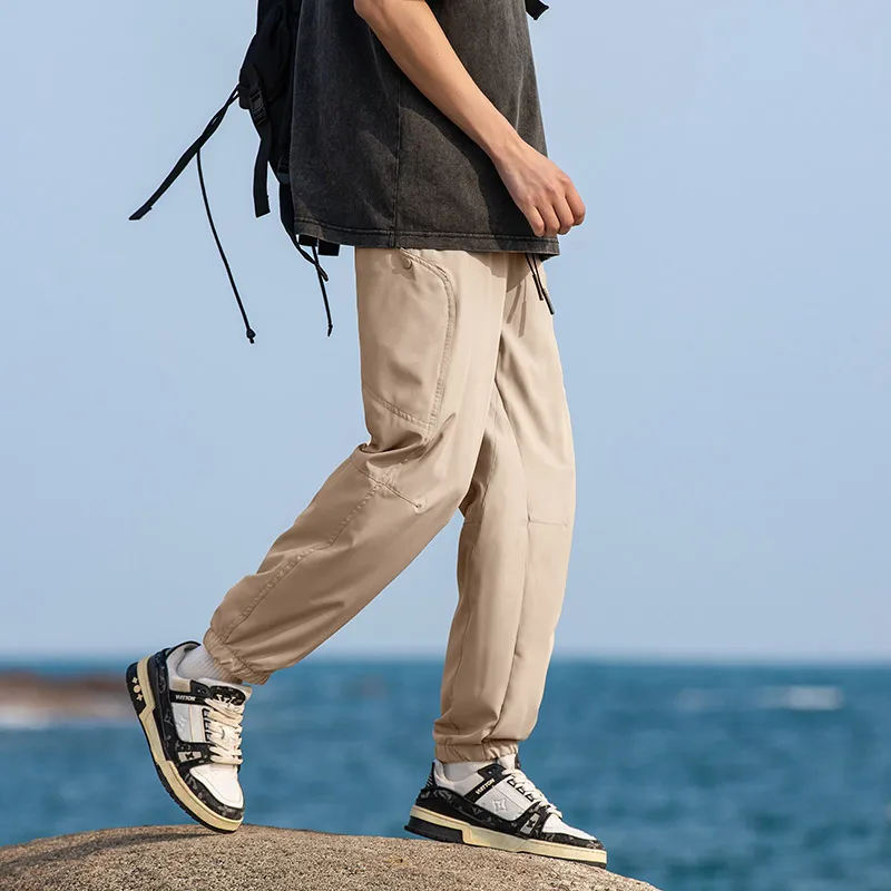 BENGEN Casual Pants Unisex-11