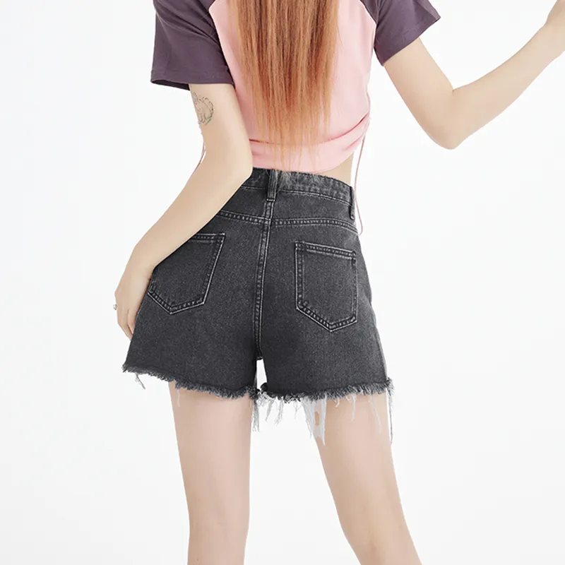 BENGEN Denim Shorts Women's-1