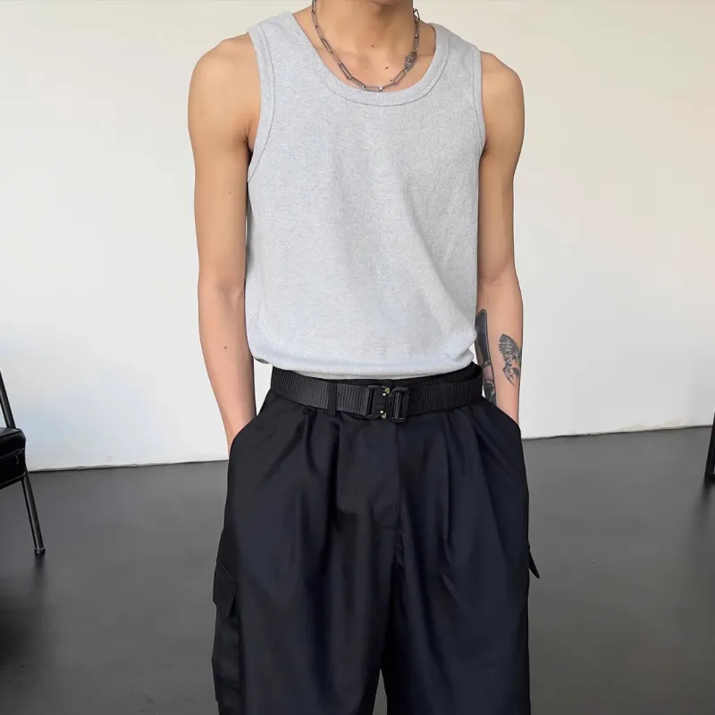 BENGEN Tank Tops Unisex-5