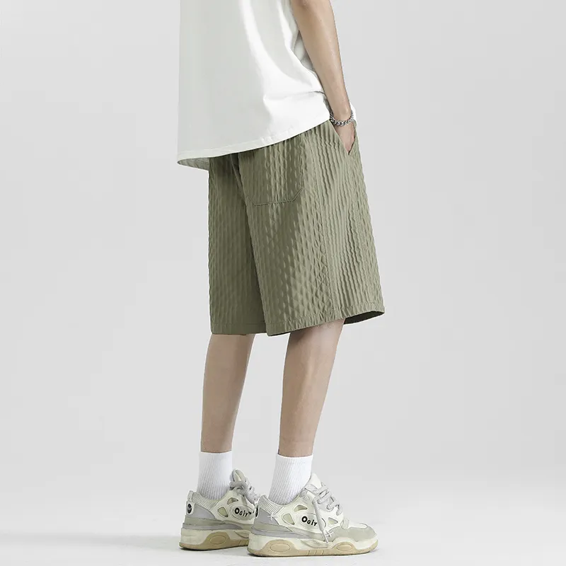 BENGEN Casual Shorts Men-2