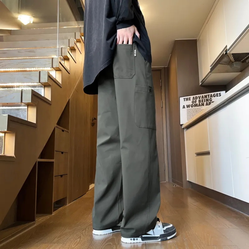 BENGEN Casual Pants Unisex-10