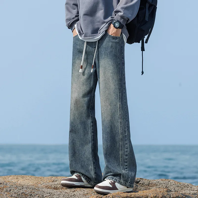 BENGEN Jeans Unisex Vintage Blue-32