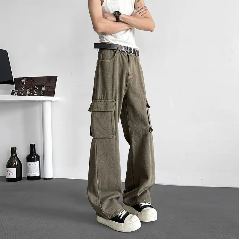 BENGEN Jeans Unisex Brown-3