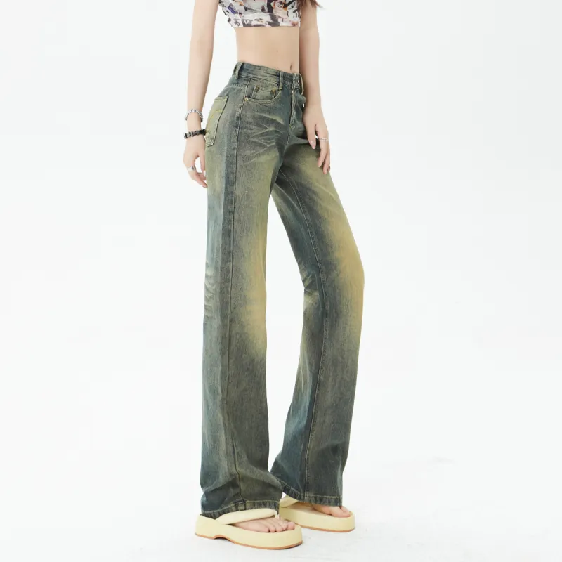 BENGIN Jeans Women's Vintage Blue-9