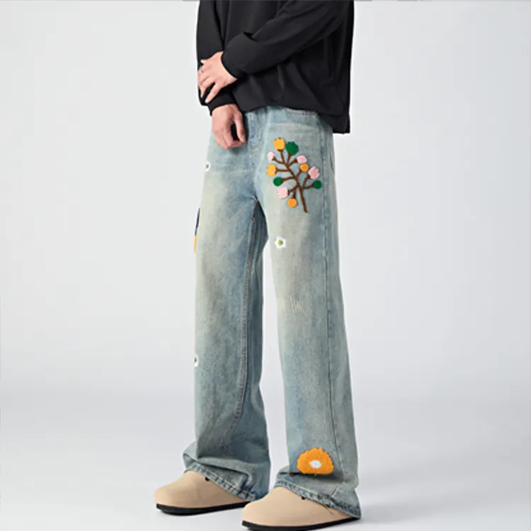 BENGEN Jeans Unisex Blue-4