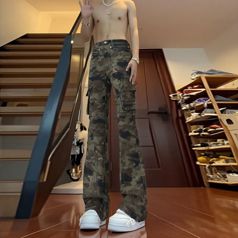 BENGEN Jeans Unisex Camouflage-4
