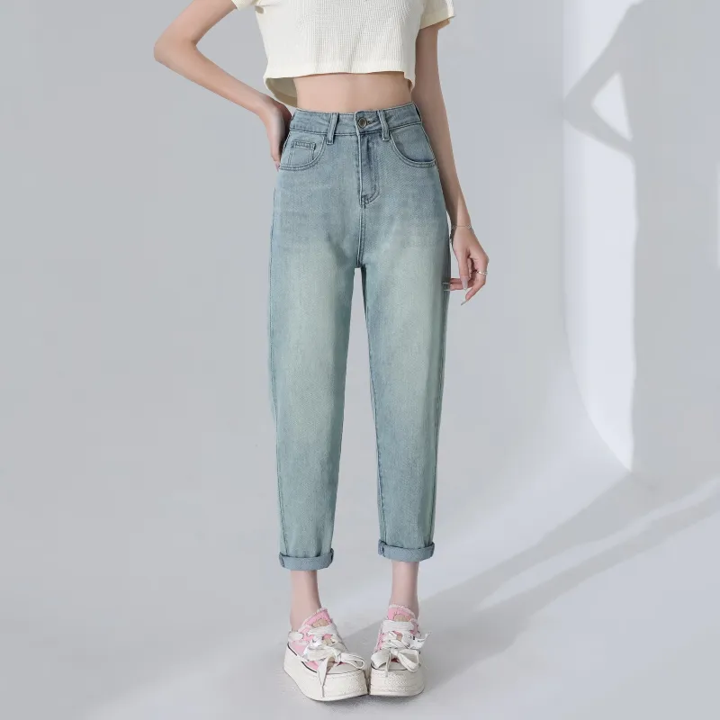 BENGEN Jeans Women's Light Emerald Green-5