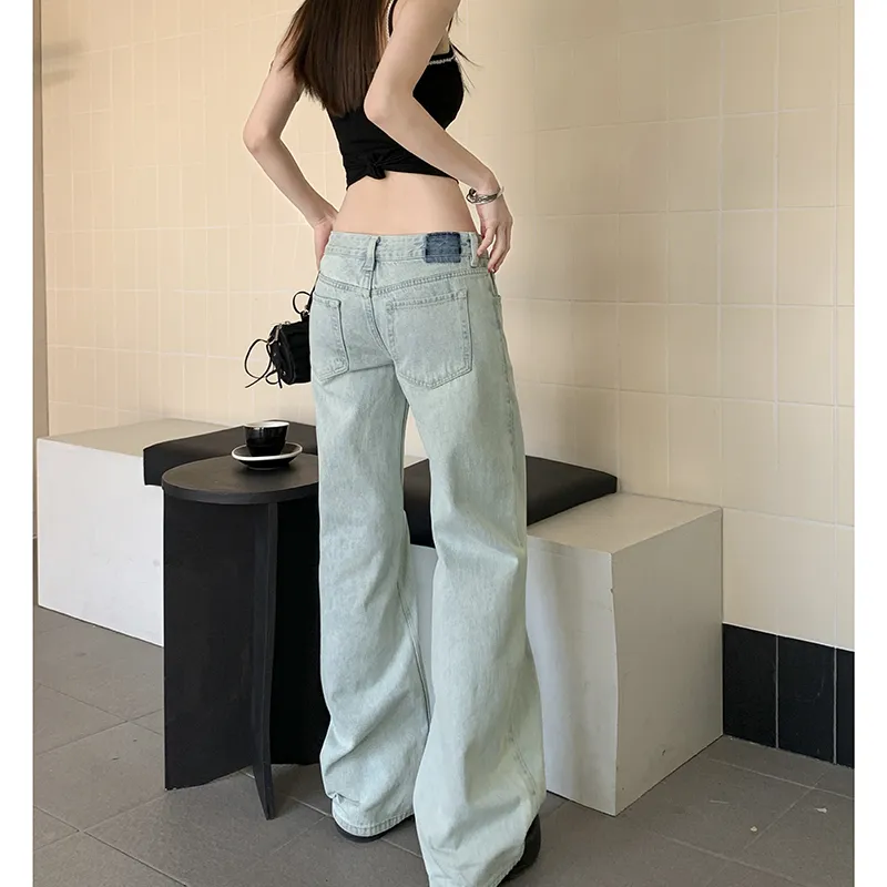 BENGEN Jeans Women's Light Blue-1