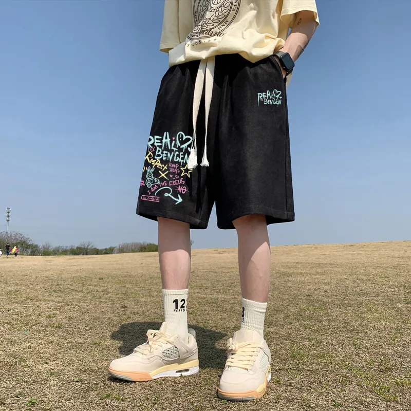 BENGEN Casual Shorts Unisex-2