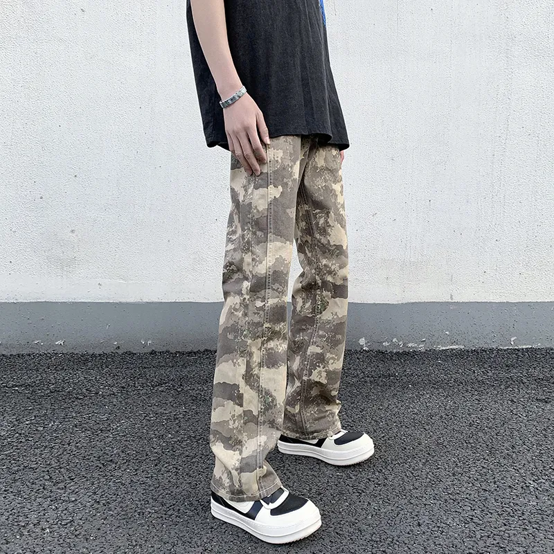BENGEN Vibe Workwear Casual Pants Men's Camouflage-8