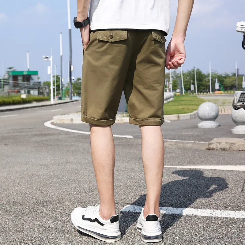 BENGEN Casual Shorts Men-2