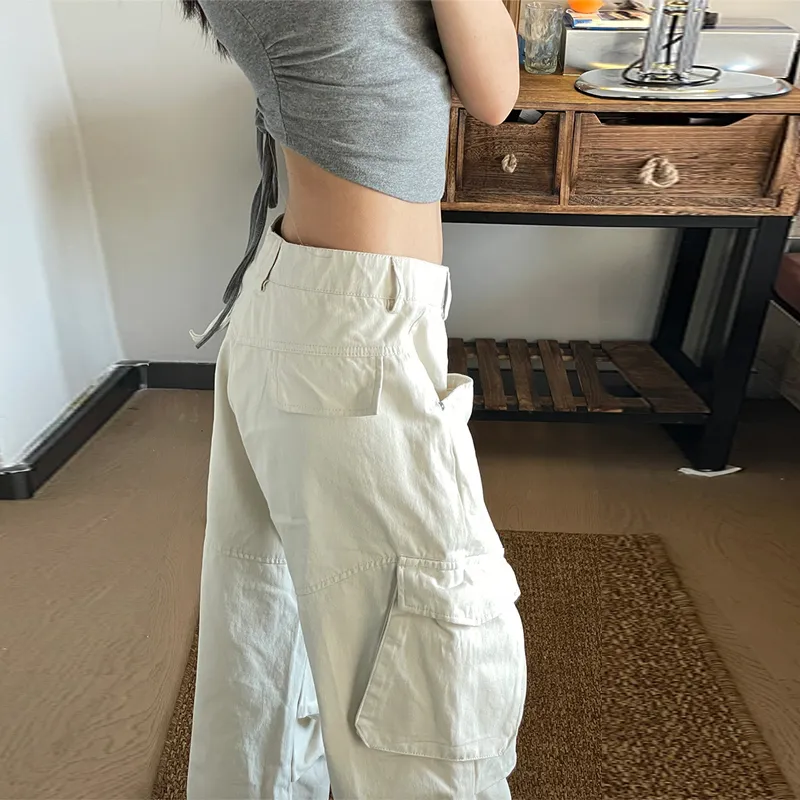 BENGEN Jeans Unisex Ecru Pants-4