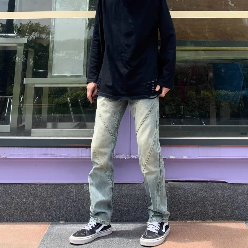 BENGEN Jeans Unisex Blue-3