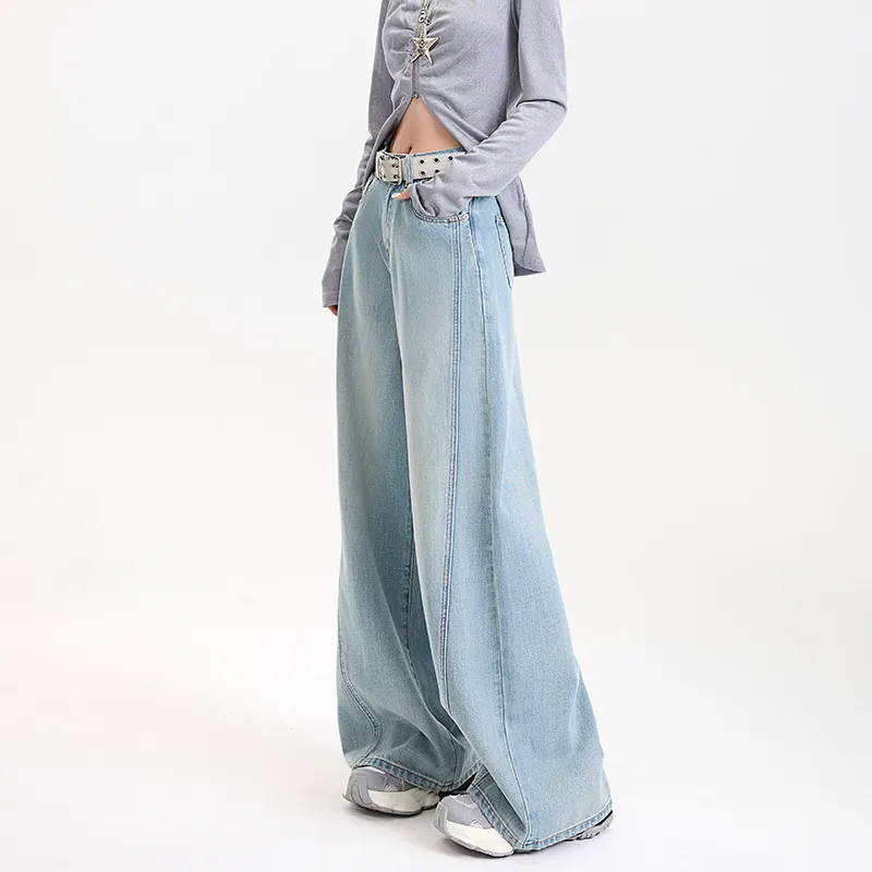 BENGEN Jeans Women's Nostalgic Blue-2