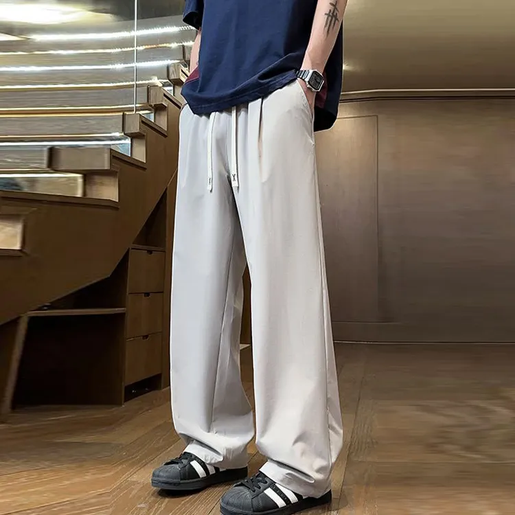 BENGEN Casual Pants Unisex-5