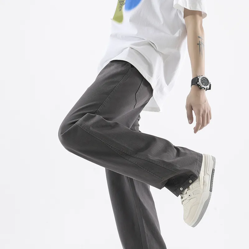 BENGEN Casual Pants Unisex-10