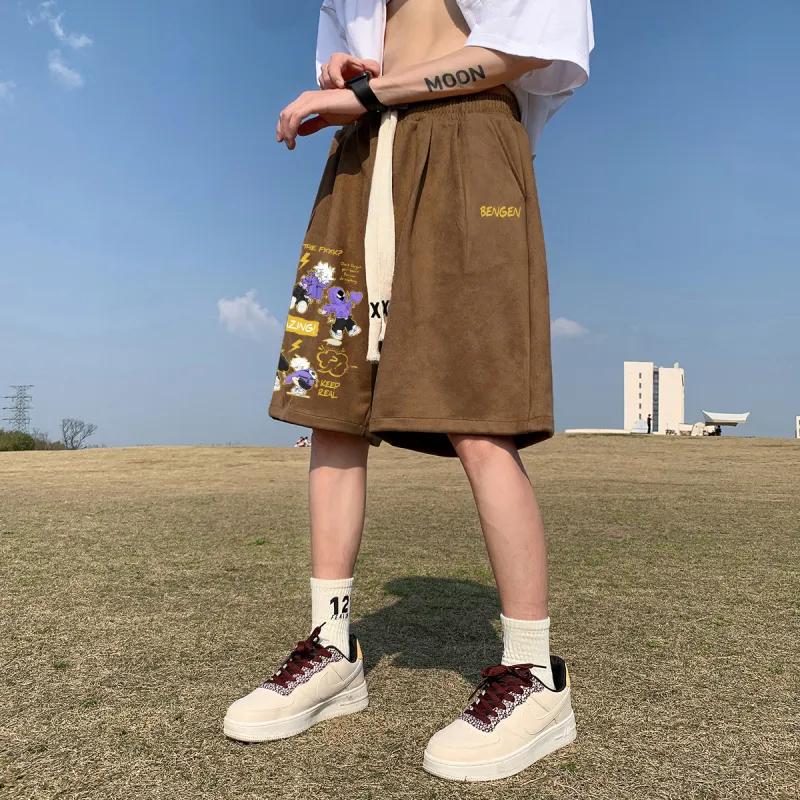 BENGEN Casual Shorts Unisex-17